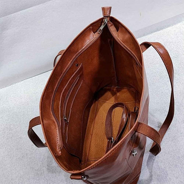 Velrue | Women - Hand Bag - Vintage Leather - Spacious